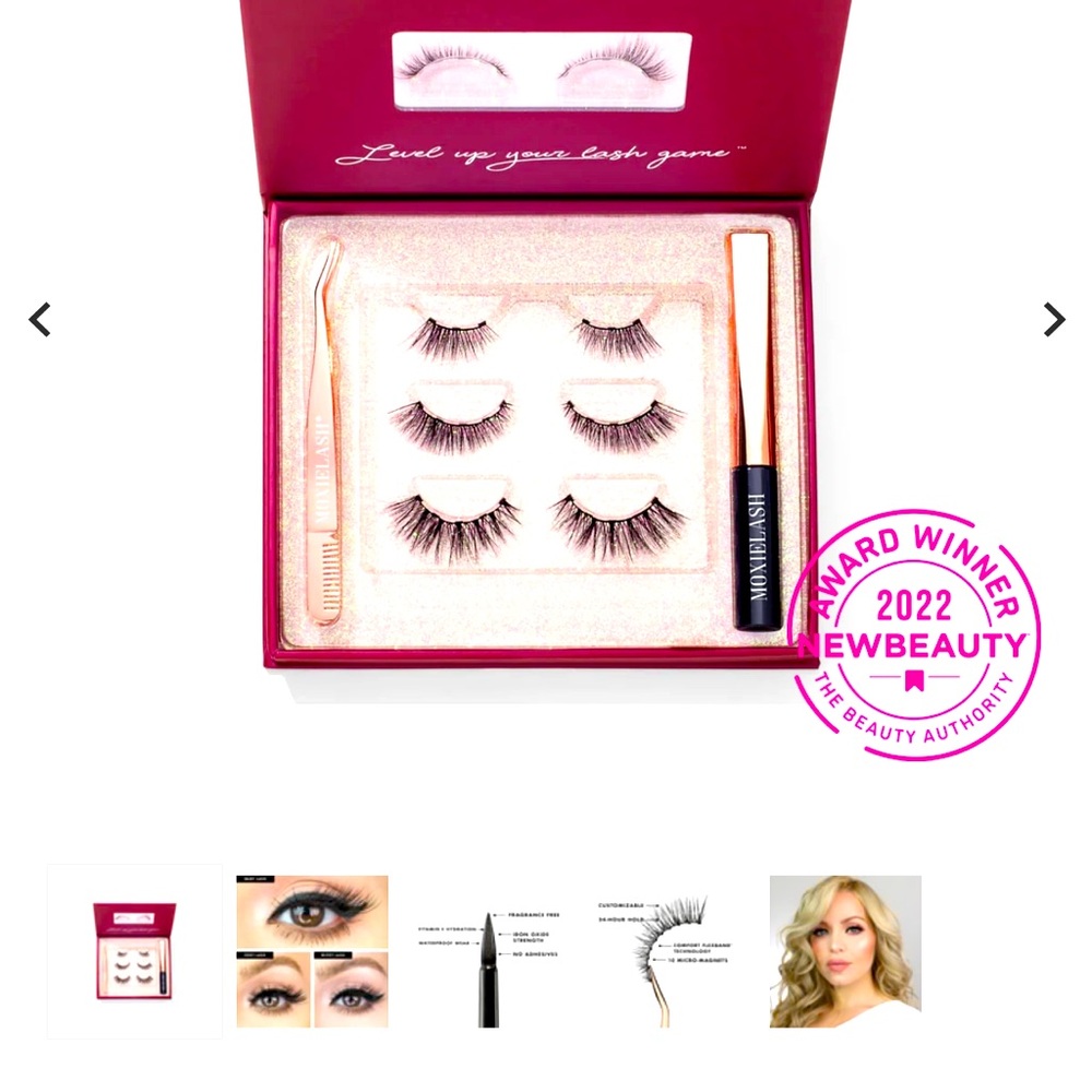 Moxie lash brand new love kit. Magnetic lashes. Amazing.